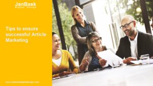 Tips to ensure successful Article Marketing