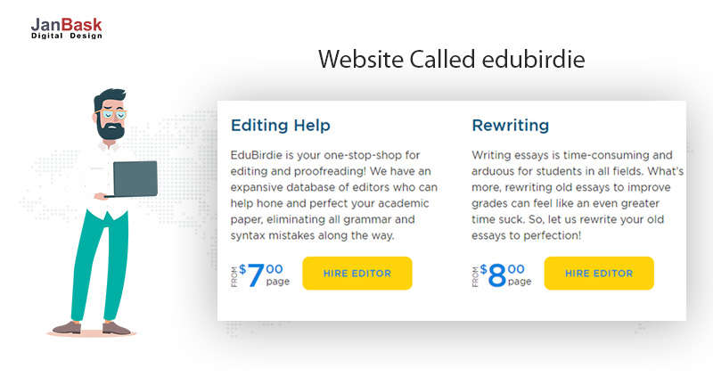 Website called edubirdie
