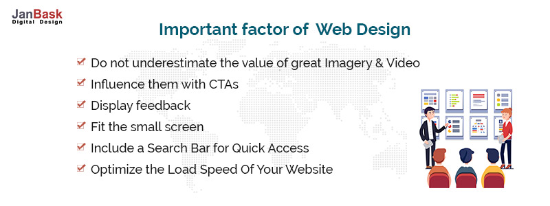 important factor of web design