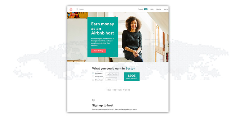 Airbnb Landing page