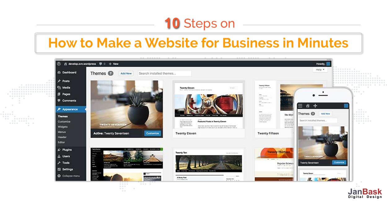10 Steps on How to Make a Website for Business in Minutes