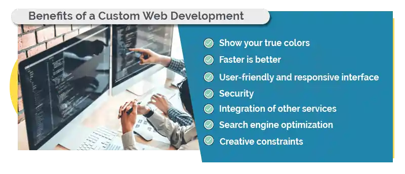 benefits of a custom web development