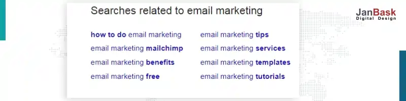 searches related to email marketing
