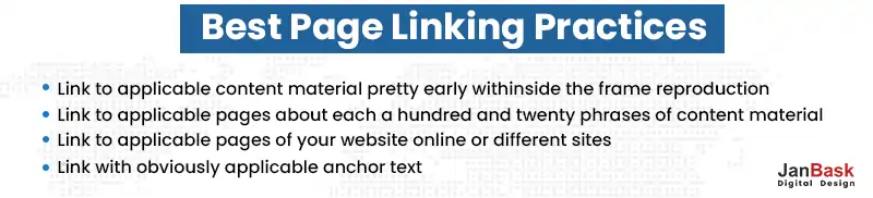 Page Linking Practices