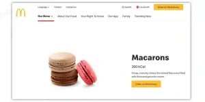McDonald's macaroons added to its French menu