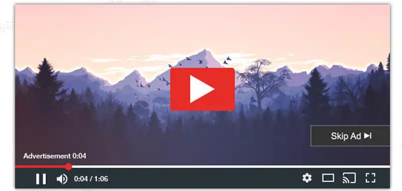 YouTube Skippable Video Commercials