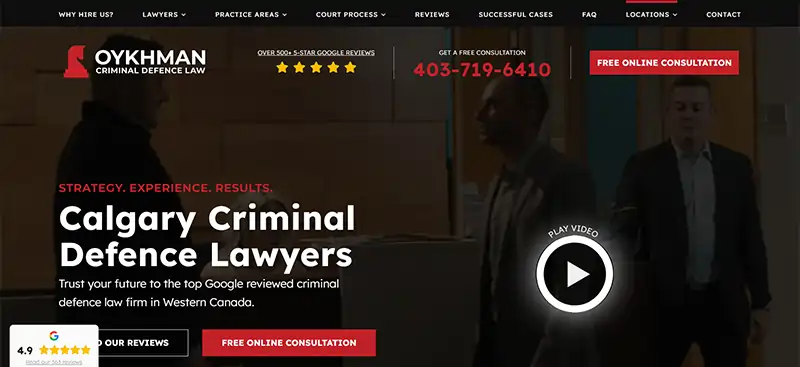 Oykhman Criminal Defence Law