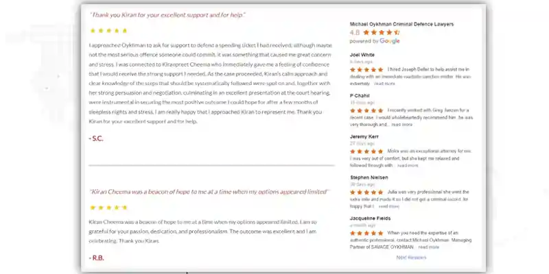 Manage your legal firm's reviews properly